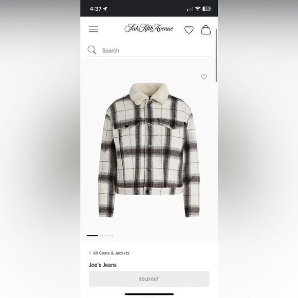 Joe’s The Ally Plaid Jacket - Picture 4 of 15